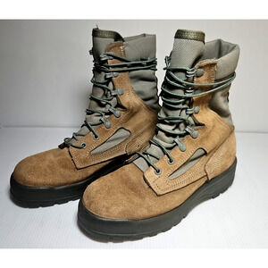 Belleville FAFTW Air Force Combat Boots Womens Size 6.5 RF Goretex Green Tan